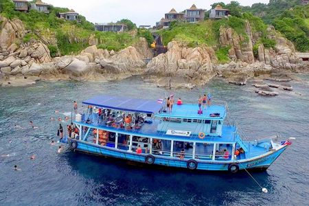 Afternoon boat tour to Koh Nang Yuan and Koh Tao with lunch
