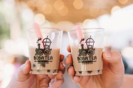 Boba tea train experience in Sacramento