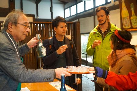 Kyoto sake brewery and tasting tour