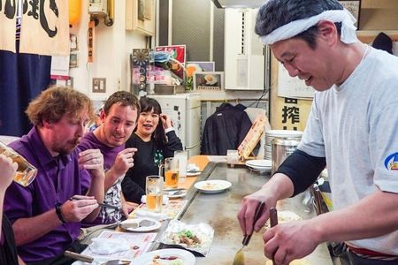 Hiroshima bar hopping food tour