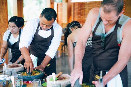 Balinese cooking class and village tour with rice terrace visit