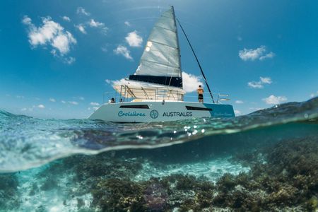 Mauritius Grand Bay North coast catamaran cruise