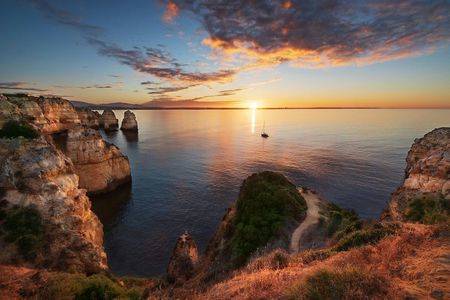 Ponta da Piedade sunset cruise from Lagos