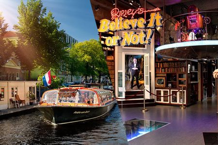 Ripley's Believe It or Not! Amsterdam ticket and one-hour canal cruise