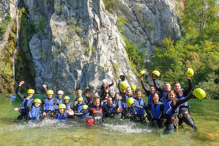Cetina River basic canyoning adventure