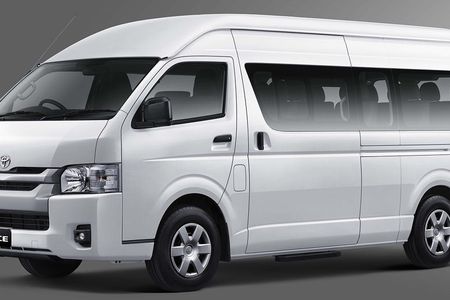Bali 15-seater van rental with English-speaking guide