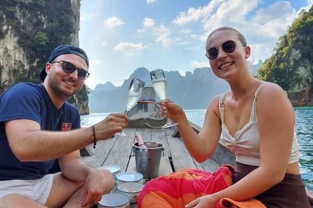 Cheow Lan Lake cruise and safari with food and drinks