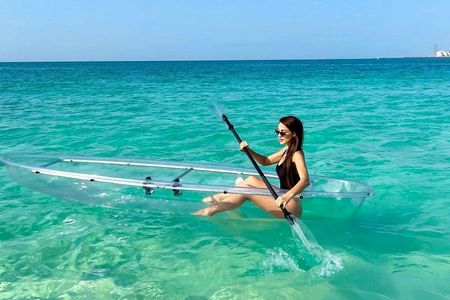60-minute see-through kayak experience in Dubai