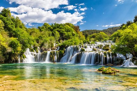 Krka Waterfalls National Park, Šibenik and Primošten from Split