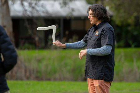 Boomerang throwing workshop