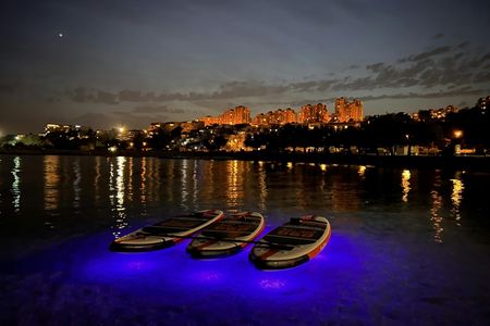 Sunset paddleboard guided tour with snorkeling in Split