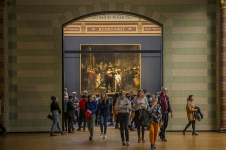 Rijksmuseum and Van Gogh Museum private half-day walking tour