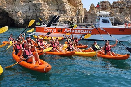 Kayak adventure in Ponta da Piedade