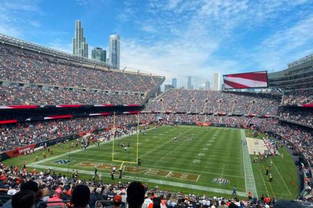 Chicago Bears football game ticket at Soldier Field