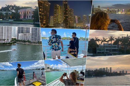 Miami sightseeing bus tour with cruise and Everglades airboat