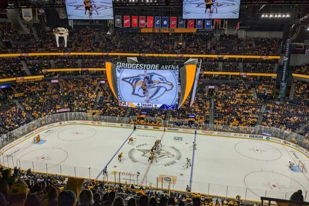 Nashville Predators ice hockey game ticket at Bridgestone Arena
