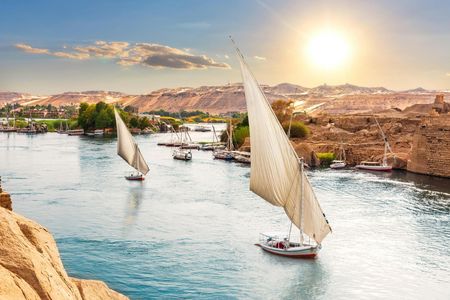 River Cruises Collection: Tombs of the Nobles & Kitcheners Island with a felucca experience