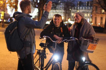 Bike tour by night in Paris