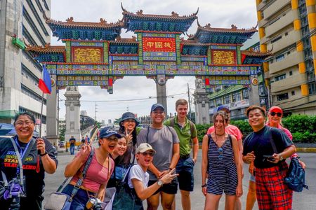 Manila city tour by bike and walk with food tasting