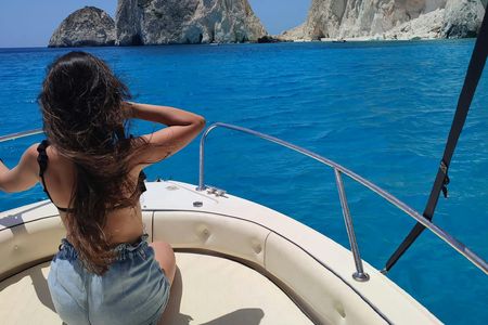 Turtle Island, Keri Caves and Mizithres Half-Day Private Cruise