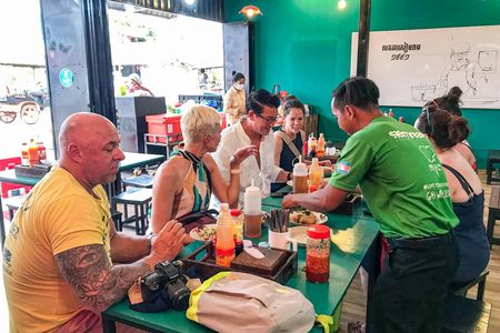 Phnom Penh guided morning food & street art tour