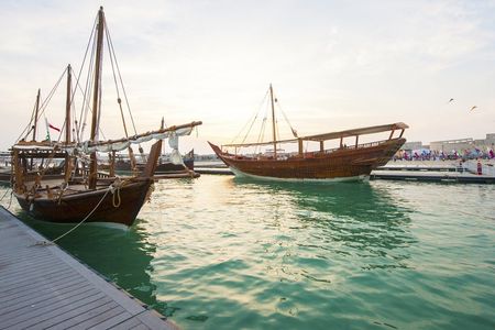 Sharing Dhow Cruise and Corniche Walk in Doha
