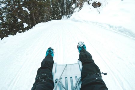 Night Sledding in the Alps from Interlaken