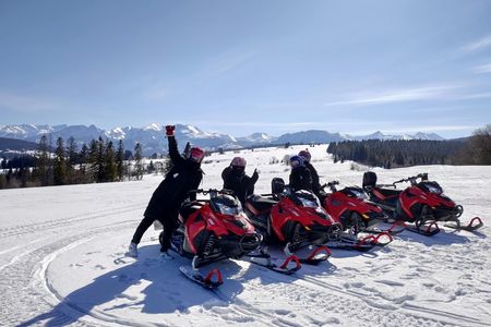 Snowmobiles and thermal baths day trip from Krakow
