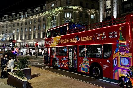 London Christmas lights tour