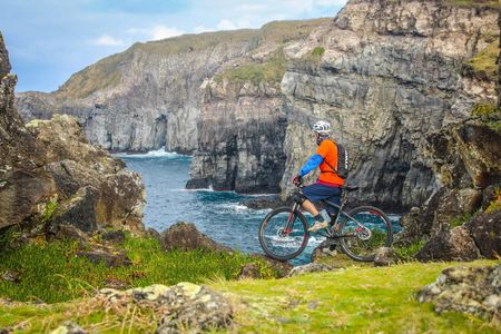 Guided Electric Mountain Bike Tour in Ribeira Grande