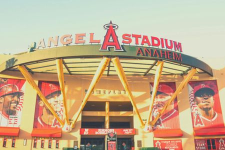 Los Angeles Angels Baseball Game at Angel Stadium