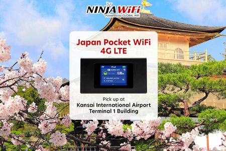Mobile WIFI rental at Kansai International Airport in Osaka