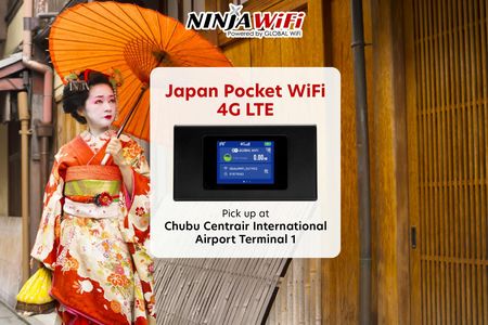 Mobile WIFI rental at Chubu Centrair Airport Terminal 1 in Nagoya