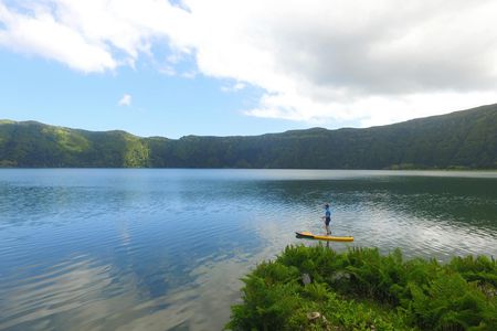 SUP Board with Yoga Experience in Sao Miguel