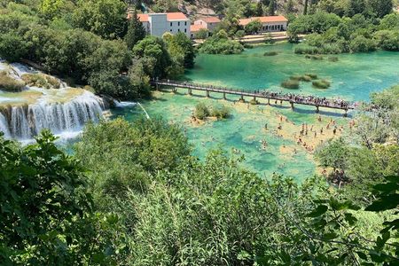 Private tour to Krka Waterfalls from Trogir