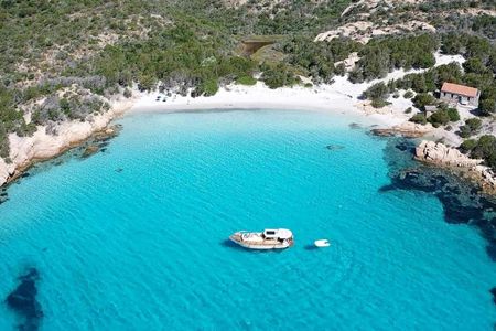 Wooden boat tour to La Maddalena Archipel from Palau