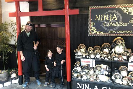 Ninja Experience Sasuke Course at Ninja Cafe Takayama