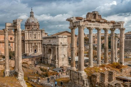 Palatine Hill Roman Forum Experience and Multimedia Video