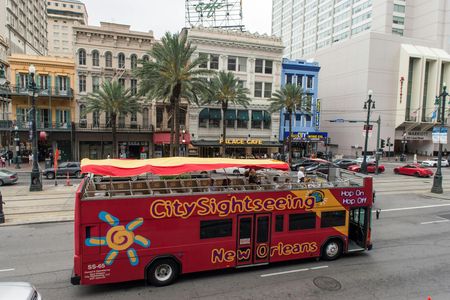 City Sightseeing hop-on hop-off bus tour of New Orleans