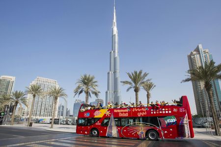 City Sightseeing hop-on hop-off bus tour of Dubai