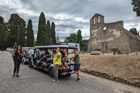 Appian Way and Catacombs Golf Cart Shared Tour