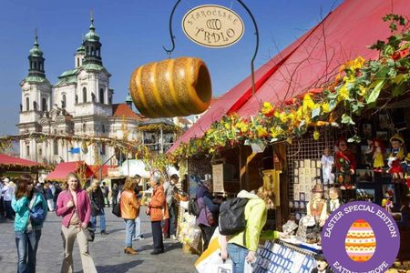 Prague food and history guided walking tour
