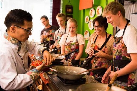 Silom Thai Cooking with Market Tour