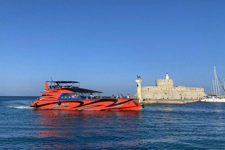 High-Speed Boat Trip to Lindos