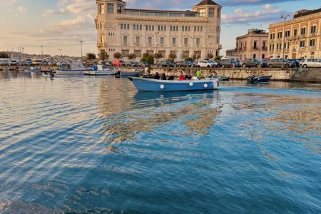 Guided boat excursion to Ortigia Island and Sea Caves