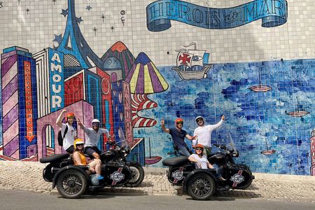 Lisbon Sidecar Retro Tour Cristo Rei