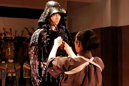 Armor experience at Samurai Theater in Tokyo