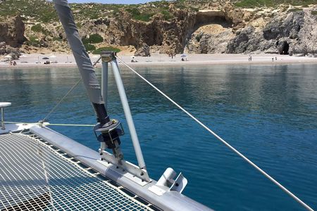 Private Full Day Catamaran Cruise from Rhodes with Lunch
