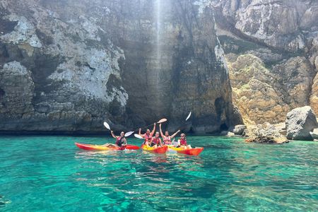 Cala Portixol Snorkeling, Kayaking and Cliff Jumping Tour