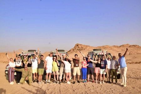 4x4 tour with soft hiking experience and BBQ from Sharm El Sheikh